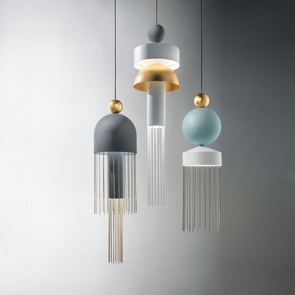 Pendant design lamp Nappe by Masiero (B)