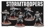 Astra Militarum Гвардейцы штурмовики Сержант, лазгнаны, плазма 1шт. миниатюра для AOS,Waha, Настольная игра, НРИ, Варгейм, РПГ