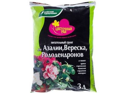 Грунт 3л Цветочный рай. Азалия, Вереск. "Волшебная грядка" БУЙ