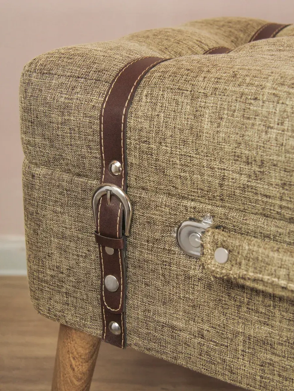 Пуфик для прихожей с ящиком