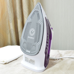 Утюг ENERGY EN-348 керамическая подошва 2600ВТ, бело-фиолетовый