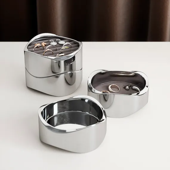 Органайзер для украшений wavy, хром