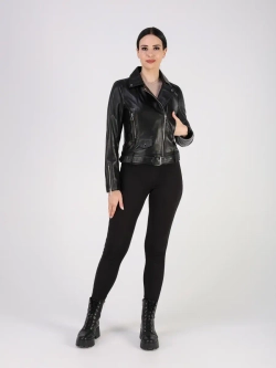 Кожаная куртка демисезонная косуха