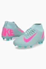 Бутсы Nike Mercurial Superfly 10 Club FG/MG Junior - голубой