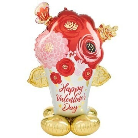 Шар ходячий "Happy Valentine's Day"