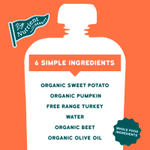 Serenity Kids, Фермерская индейка с бататом, тыквой и свеклой, для детей от 6 месяцев, 99 г (3,5 унции)