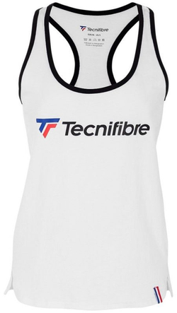 Женский топ теннисный Tecnifibre Lady Cotton Top - белый
