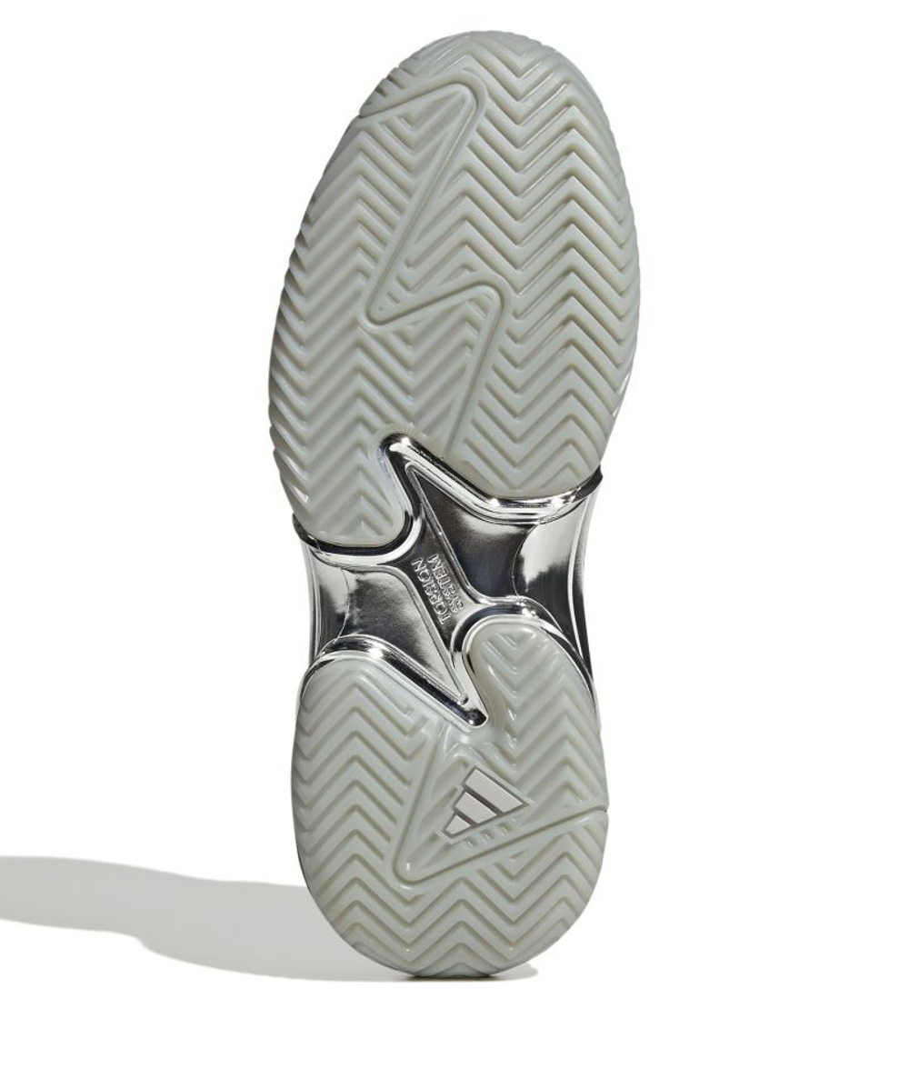 Женские теннисные кроссовки Adidas Barricade 13 W Silver Edition - silver metalic/silver metalic/dash grey