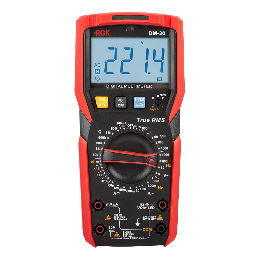 Цифровой мультиметр RGK DM-20 776455