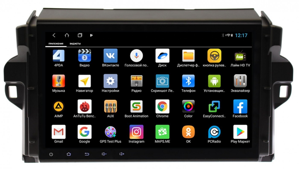 Магнитола для Toyota Fortuner 2015-2022 - Parafar PF589XHD на Android 13, 8-ядер, 4Гб+64Гб, CarPlay, 4G SIM-слот