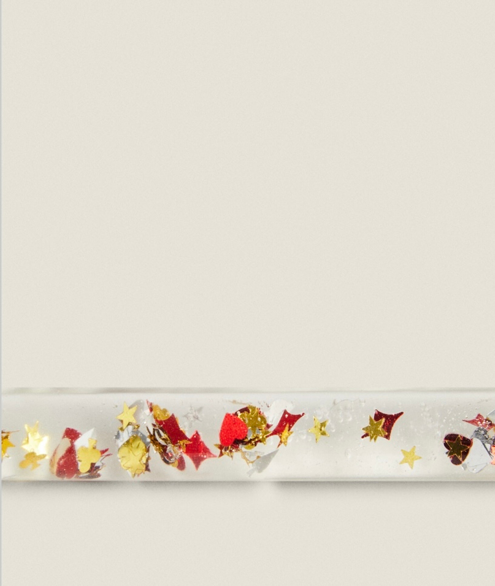 ZARA HOME ДЕТСКАЯ ИГРУШКА ВОЛШЕБНАЯ ПАЛОЧКА, ПРОЗРАЧНЫЙ