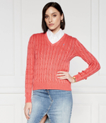 Свитер KIMBERLY POLO RALPH LAUREN - коралловый(211935305)