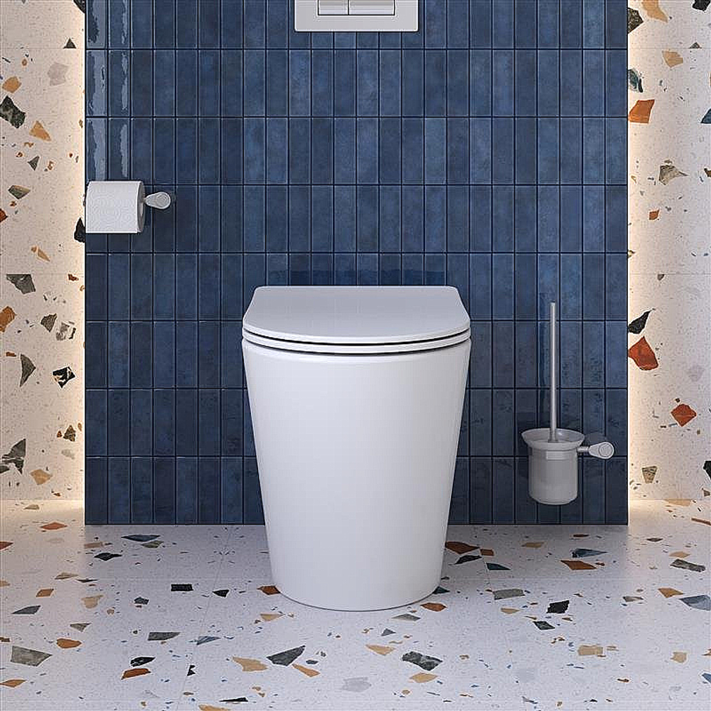 Унитаз приставной напольный BelBagno Flay-Tor BB1003CB-TOR/SC белый, безободковый, с крышкой микролифт, слив-торнадо