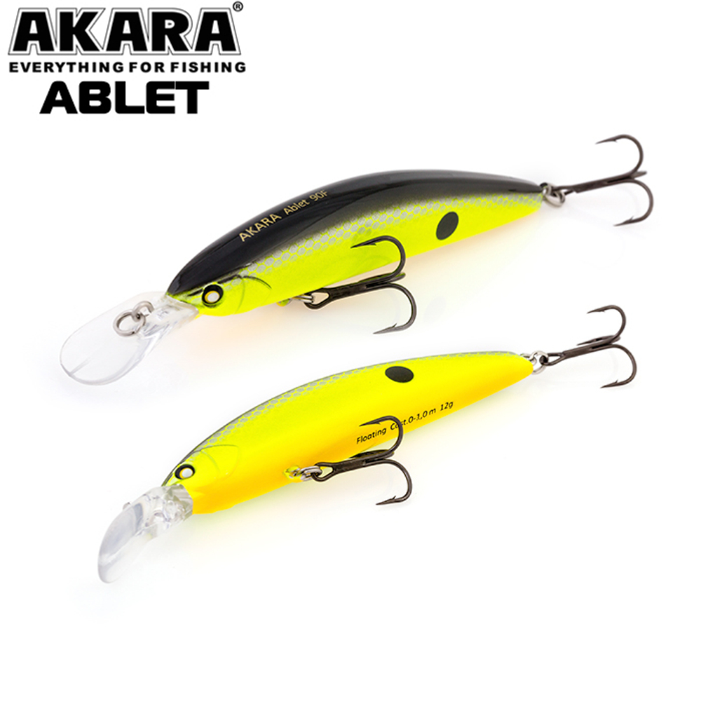 Воблер Akara Ablet 90F 12гр. (3/7 oz 3,5 in) A33