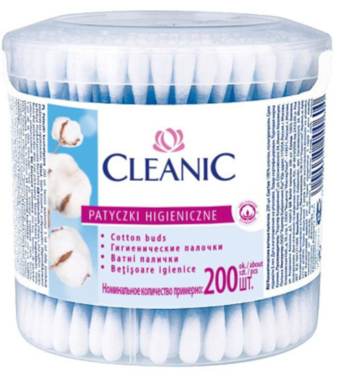CLEANIC Ватные палочки 200шт