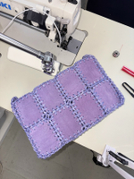 SAMPLE SEVA LILAC SUEDE M