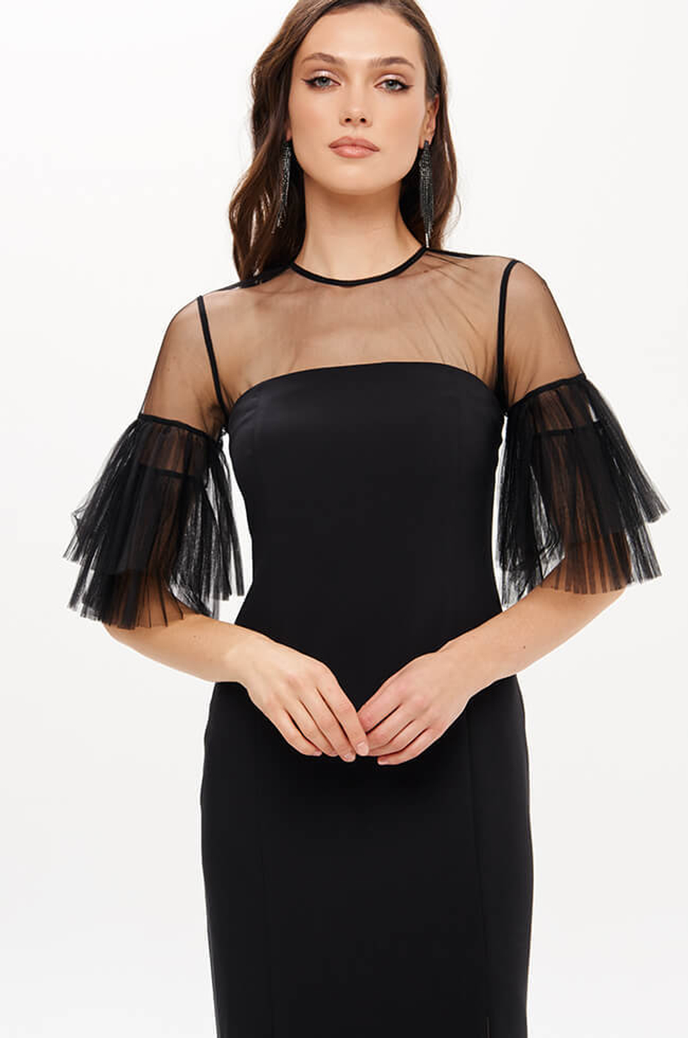 51716 Платье женское (черный)