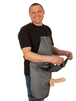 Фартук Шашлычник с фаллосом (Цвет: темно-серый)