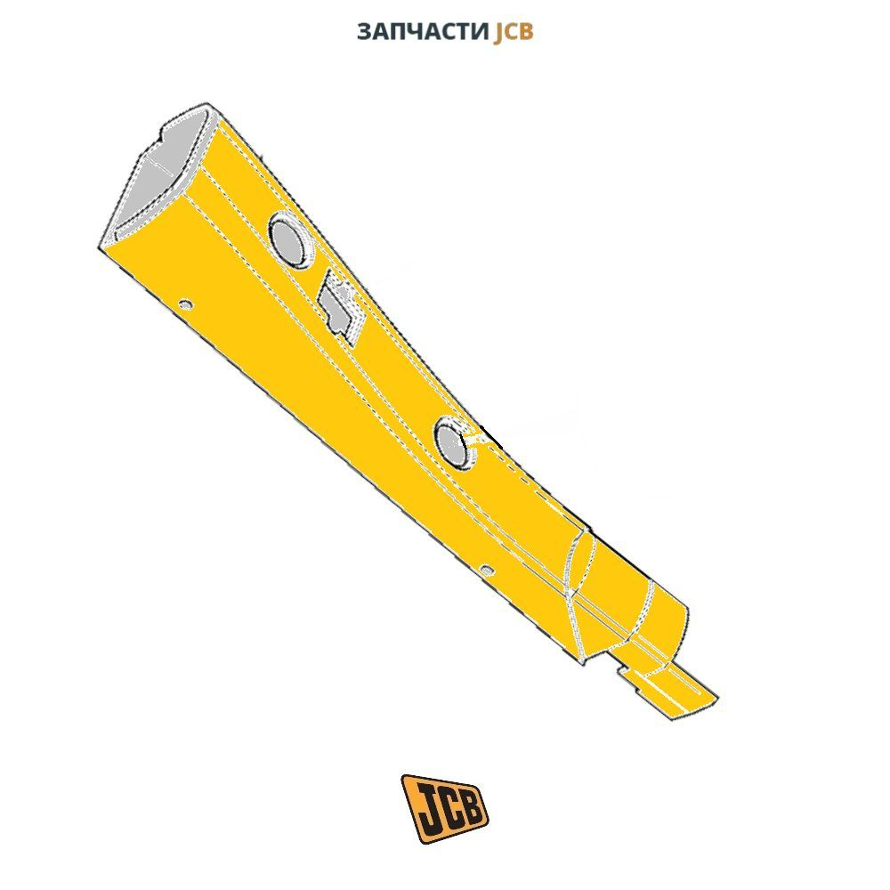 Воздуховод кабины правый JCB 332/P1583