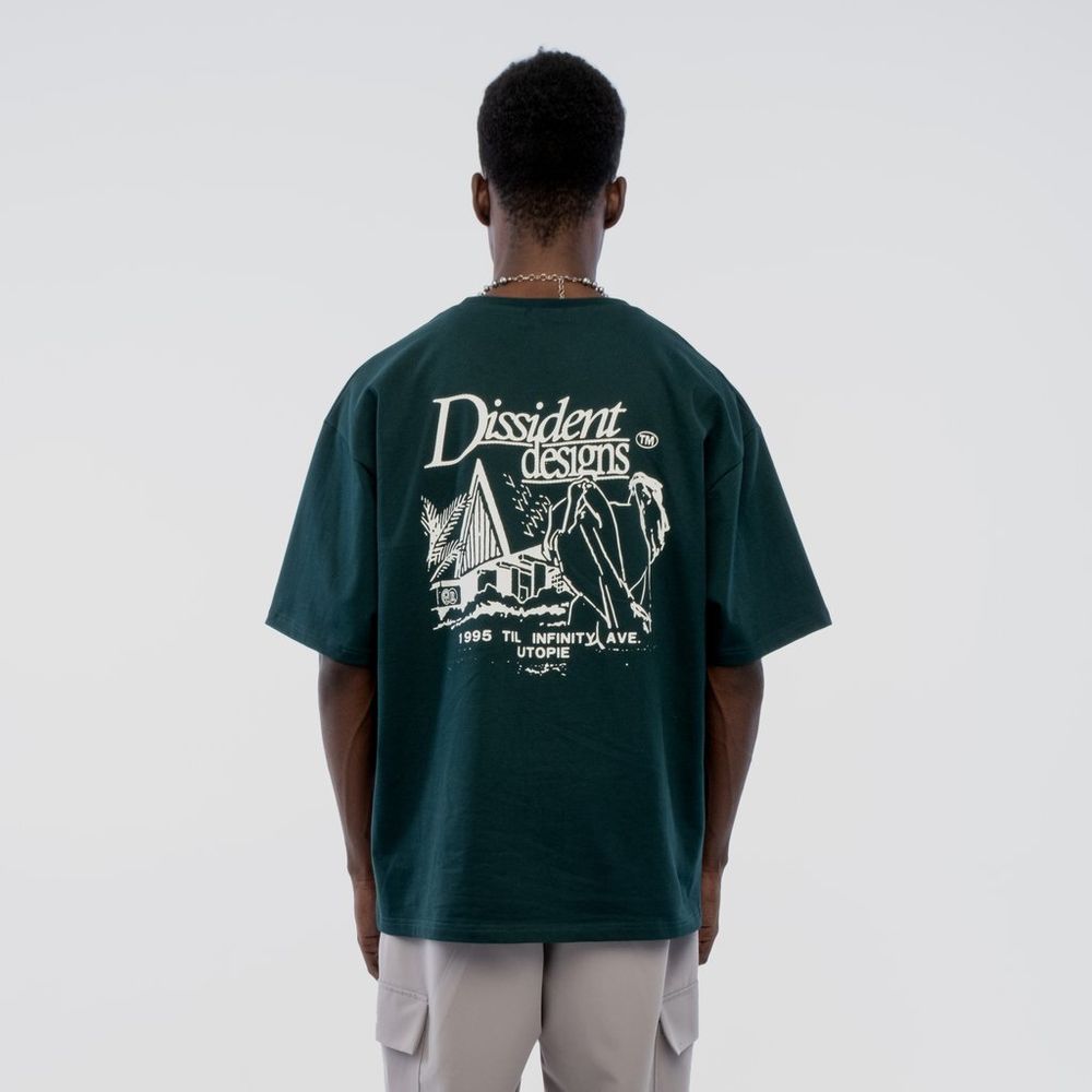 Футболка Dissident Honolulu зеленая