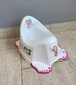 Горшок детский Принцесса (Little Princess) нескользящий White-Белый