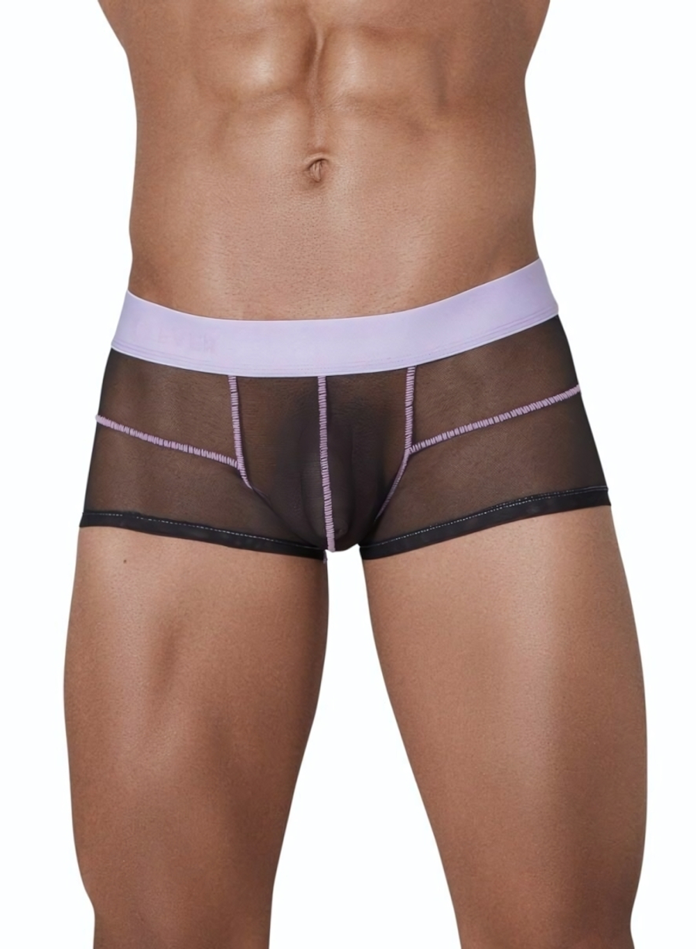 Черные сексуальные полупрозрачные трусы-хипсы Hunch Trunks (Размер: M) (Цвет: черный)