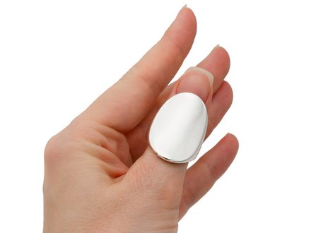 Перстень овальный "Satin" 33мм