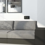 Рамка на 2 поста AluMax (черный алюминий) W0023508