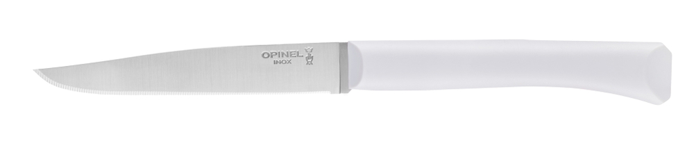 Нож столовый Opinel N°125 , полимерная ручка, нерж, сталь, белый. 001900