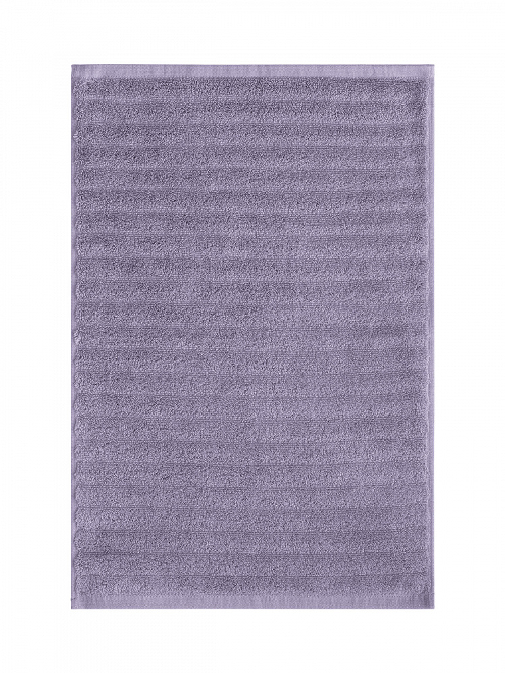 Полотенце махровое DeNASTIA Узкая Волна 500gsm 40x60 100% хлопок, лавандовый