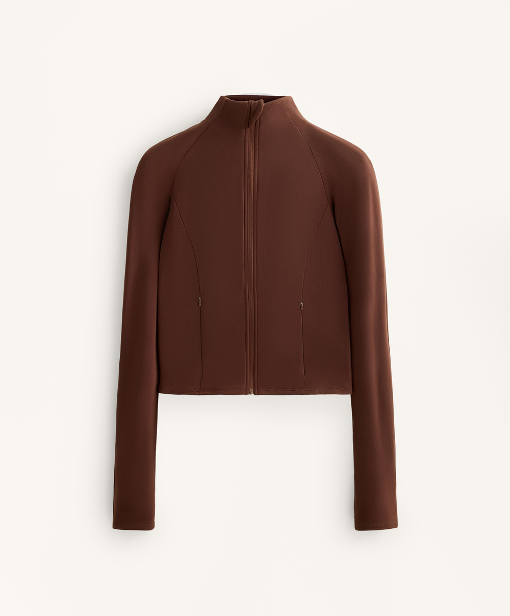 Oysho Легкая и теплая высокотехнологичная куртка, шоколадный