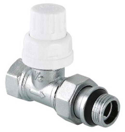 Клапан термостатический Valtec 1/2" прямой с доп. уплотнением арт. VT.032.NR.04 для радиаторов