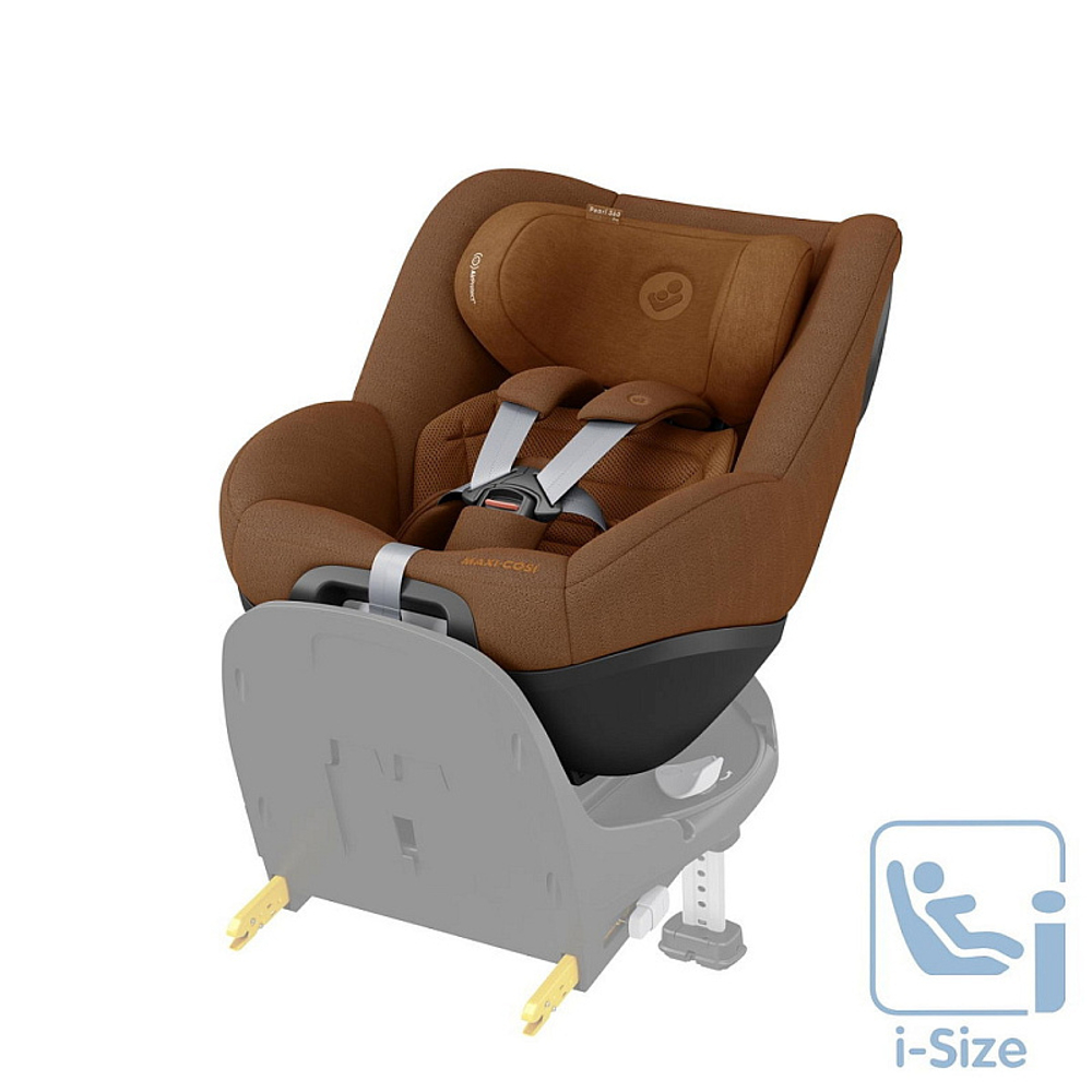 Автокресло Maxi-Cosi Pearl 360 Pro 0-18 кг с базой Family Fix 360 Pro Next Authentic Cognac/коньяк