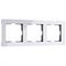 Рамка Werkel Acrylic на 3 поста белый W0032701 4690389184871