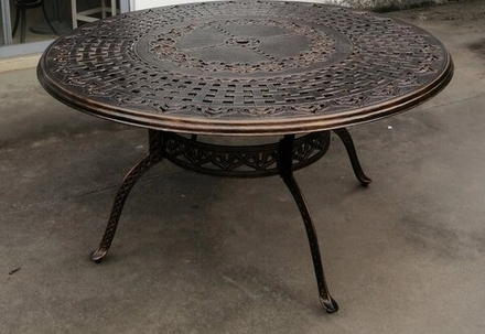 Стол из литого алюминия Geraldine 150