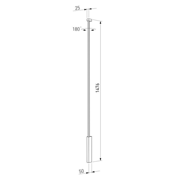 Настенный светодиодный светильник Elektrostandard Alto LED латунь 3000K 40133/LED a069821
