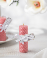 Свеча-бонбоньерка в подарок гостям