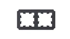 Рамка 2-м AtlasDesign Antique универс. карбон SE ATN101002