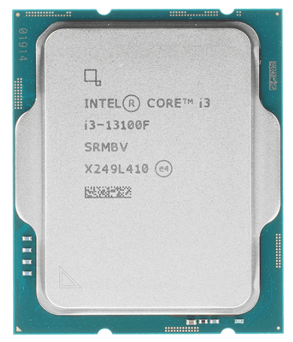 Процессор Intel Core i3-13100F 3.3/4.5GHz (4.5GHz) 4/8 Raptor Lake 60W FCLGA1700 OEM