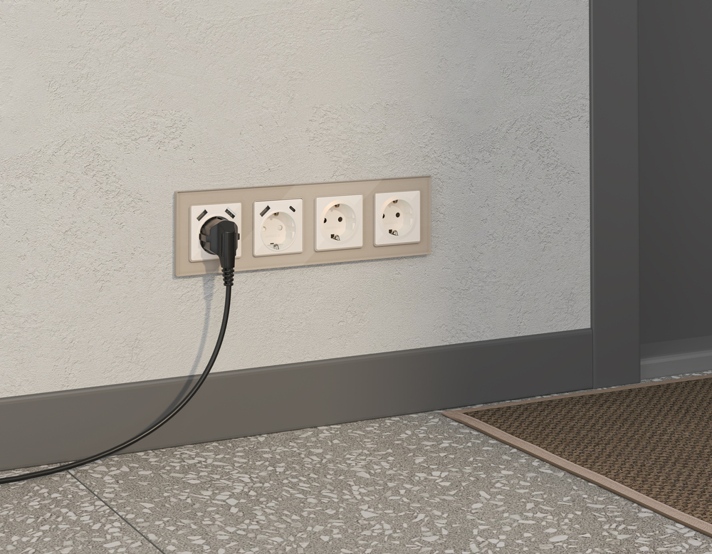 MA207010 Комплект механизма электрической розетки ALFA Жемчуг с/з с шторками QUANT (AP2070, VM141)