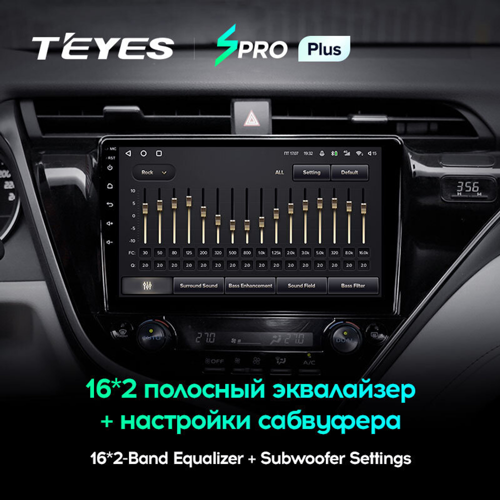 Teyes SPRO Plus 10.2" для Toyota Camry 8 2017-2020