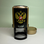 Trodat 4642 c Гербом РФ автоматическая оснастка диаметр 42мм