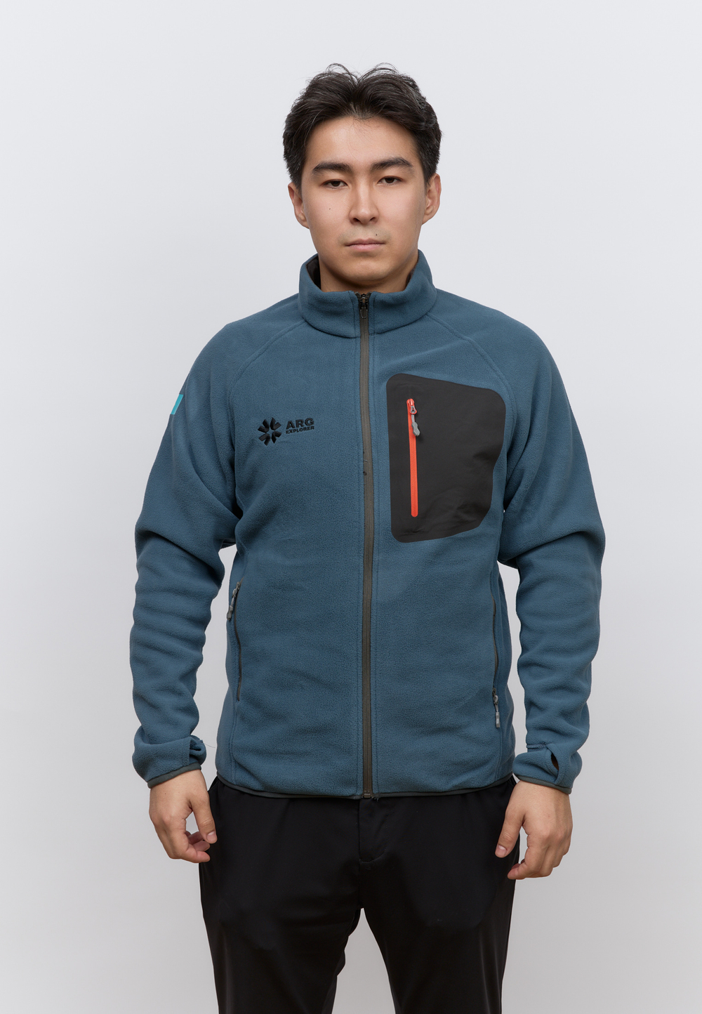 Флисовая кофта на замке ARGYMAQ EXPLORER BLUE