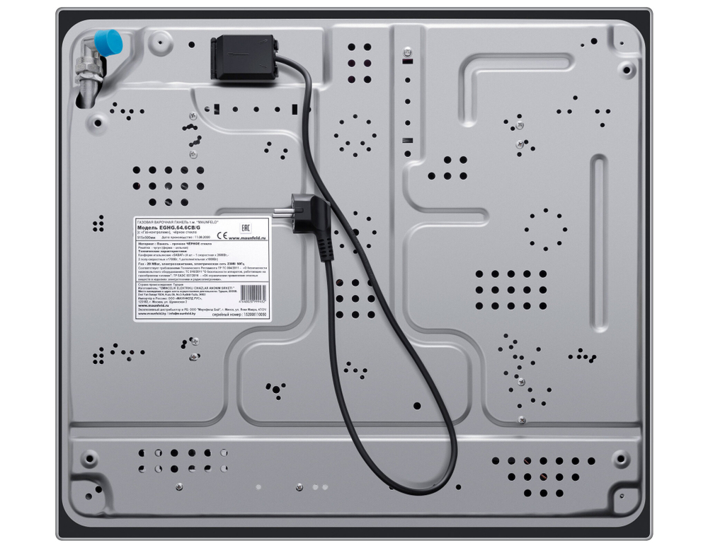 Газовая варочная панель MAUNFELD EGHG.64.6CB/G фото 2