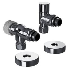 Набор термостатический осевой Royal Thermo Design Pro 15мм М30х1,5 (Хром)