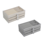 Шкатулка для украшений, 10,5x13,5x23,5 см, ПВХ, 2 цвета