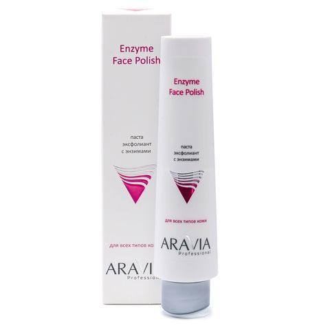 Паста-эксфолиант для лица с энзимами Enzyme Face Polish, 100мл, ARAVIA Professional