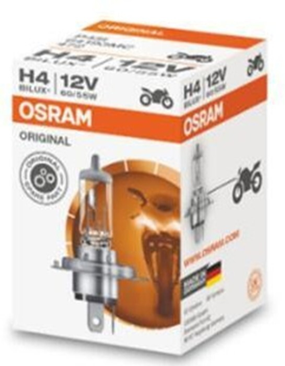 Галогеновая лампа Osram H4, 1шт
