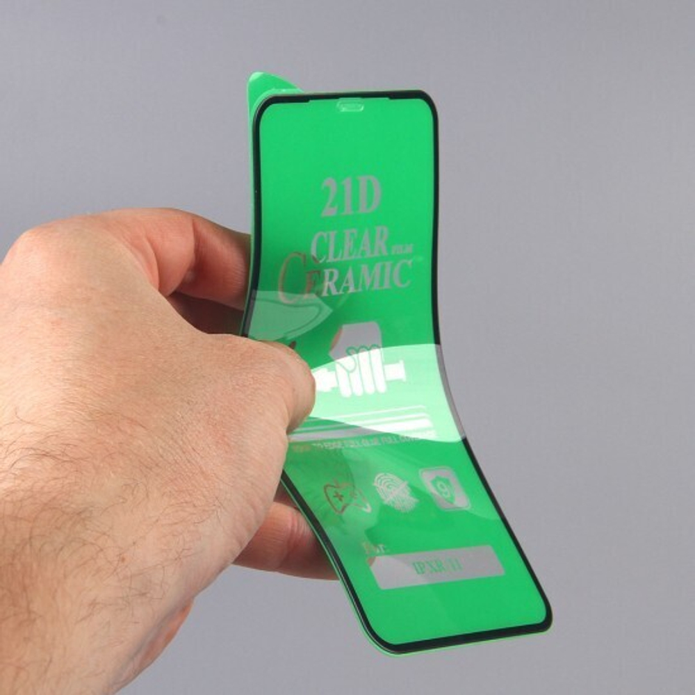 Пленка Ceramic iPhone XR/11 противоударное, 012537-1 Черный