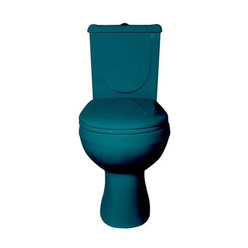 Унитаз-компакт "Ирида" зеленый (гориз, нижн, сид, арм) (Ст.Оскол)